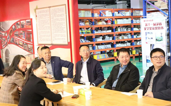 中国法治出版社一行到宁夏新华书店有限公司拜访调研